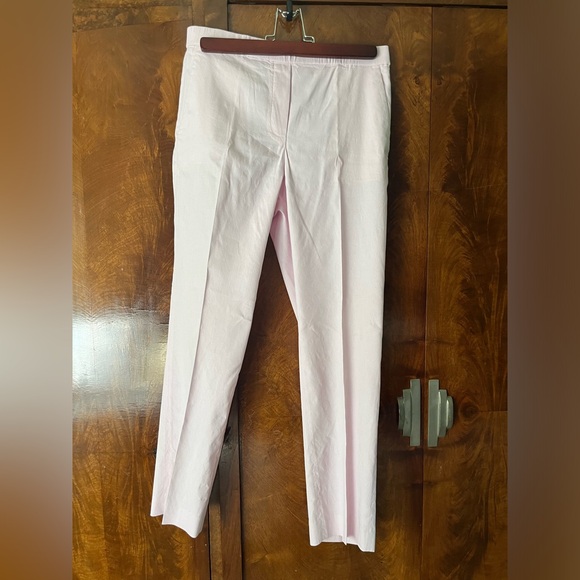Size 2 theory, linen pants off pink worn once - Picture 2 of 2